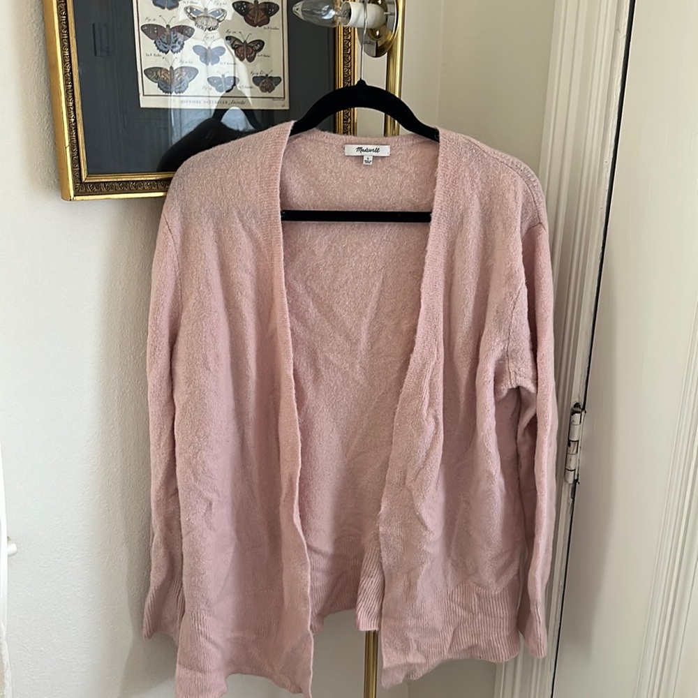 Light Pink Madewell Sweater / Cardigan